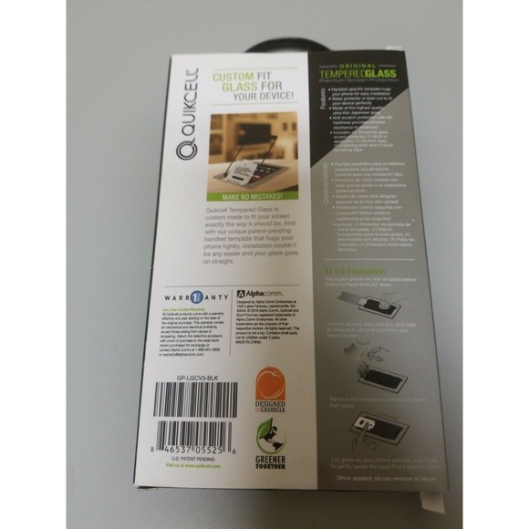 Tempered Glass Screen Protector For LG phones Quickcell Goof Proof - Picture 2 of 6